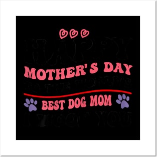 mother's day to the world's best dog mom Posters and Art